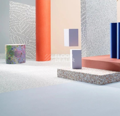 Forbo Modul'up compact material 307UP43C pastel blue nairobi фото 3 | FLOORDEALER